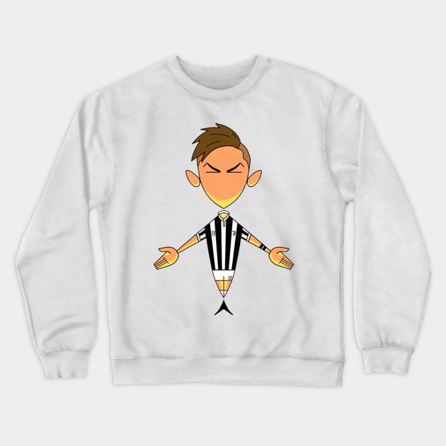 Paulo Dybala Caricature Crewneck Sweatshirt by Amaze